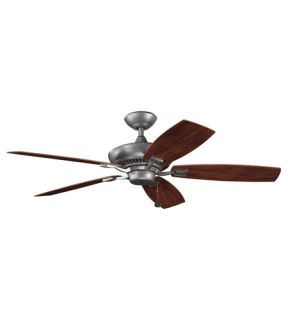 Canfield Patio Outdoor Fans in Weathered Steel Powder Coat 310192WSP