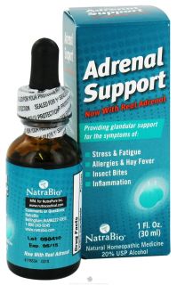 NatraBio   Adrenal Support   1 oz.