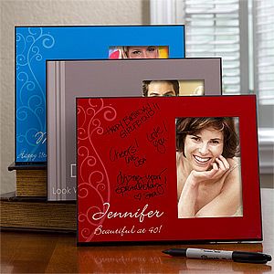 Personalized Signature Picture Frames   Birthday Greetings