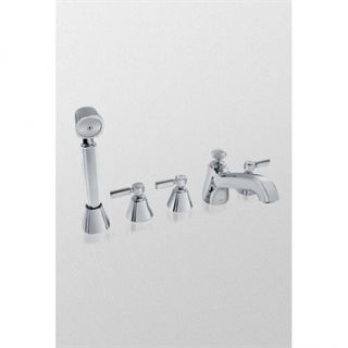 TOTO Guinevere(TM) Deck Mount Bath Faucet w/ Lever Handles, Handshower and Diver
