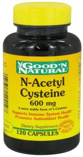 Good N Natural   NAC N Acetyl Cysteine 600 mg.   120 Capsules
