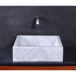 Virtu USA Mya Vessel Sink   Bianco Carrara