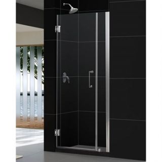 Bath Authority DreamLine Unidoor Frameless Hinged Shower Door with Stationary Pa