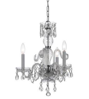 Traditional Crystal 3 Light Mini Chandeliers in Chrome 5044 CH CL S