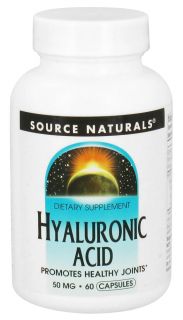 Source Naturals   Hyaluronic Acid 50 mg.   60 Capsules