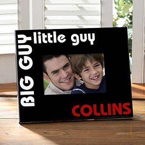 Father & Son Personalized Picture Frame   Big Guy, Little Guy