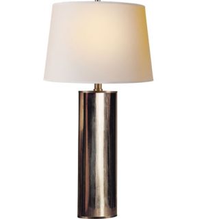 Studio Oval Canister 1 Light Table Lamps in Antique Nickel S302AN NP