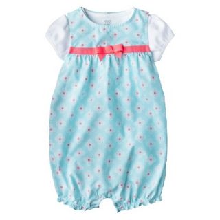 Just One YouMade by Carters Girls Romper and Bodysuit Set   White/Blue 24 M