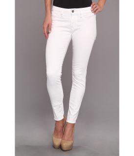 Mavi Jeans Alexa Ankle Mid Rise Skinny in White Nolita Womens Jeans (White)