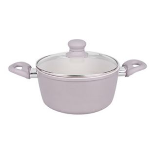 3QT 5.5QT Aluminum Soup Pots with Rubber Handle