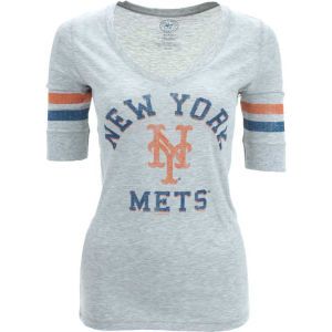 New York Mets 47 Brand MLB Womens Fog Cutter T Shirt