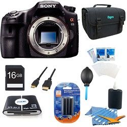Sony SLTA65V   a65 Digital SLR Camera 24.3 MP Kit