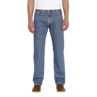 Levis 505 Regular Fit Jeans, Stonewash, Mens