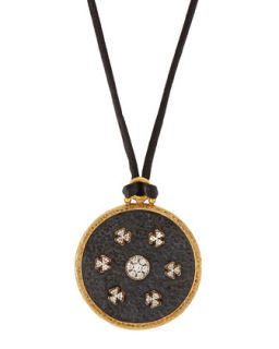 Imperial Diamond Pendant Cord Necklace
