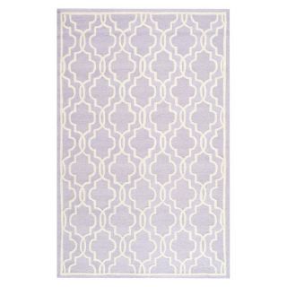 Safavieh Langley Textured Area Rug   Lavender/Ivory (6x9)