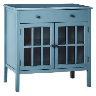 Accent Table Threshold Windham Accent Cabinet with Drawer   Teal