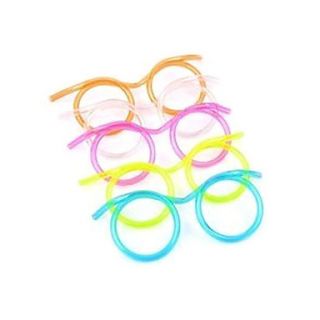 Glasses Design Straw(Random Color)