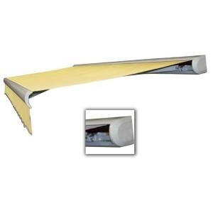 AWNTECH 18 ft. Key West Manual Retractable Awning (120 in. Projection) in Light Yellow KWM18 LY