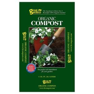 Great Gardens 1 cu. ft. Organic Compost 660 1050