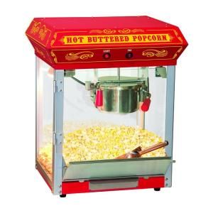 Funtime Carnival Style 4 oz. Hot Oil Popcorn Popper Machine Maker FT421CR