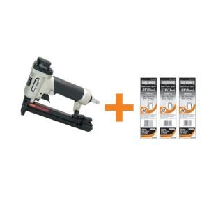 Surebonder Pneumatic Upholstery Stapler with 22 Gauge Upholstery Staples (3/8 in., 7/16 in., and 5/8 in.) 9615A 300 3