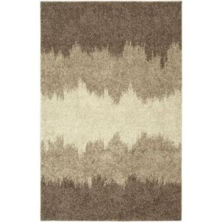 LR Resources Rock Brown 7 ft. 10 in. x 10 ft. 6 in. Plush Indoor Area Rug LR80922 BW811