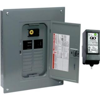 Square D by Schneider Electric QO 100 Amp 20 Space 20 Circuit Indoor Main Breaker Load Center with Cover with Surge Breaker SPD QO120M100CSB