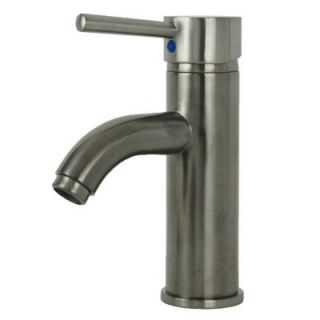 Fontaine Ultime European Single Hole 1 Handle Low Arc Bathroom Faucet in Brushed Nickel MFF UTMC1 BN