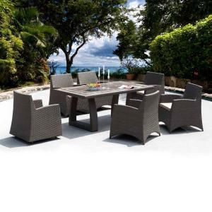 Caico Outdoor Furniture Metro 7 Piece Woven Wicker Patio Dining Set DISCONTINUED DS001 OUTDOOR FURNITURE DINING SET