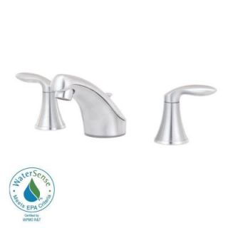 KOHLER Coralais 8 in. Widespread 2 Handle Low Arc Bathroom Faucet in Brushed Chrome K 15261 4 G