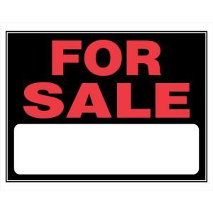 The Hillman Group 15 in. x 19 in. Plastic For Sale Sign 840028