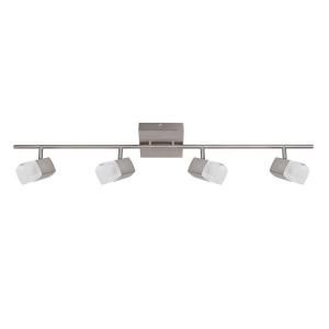 Aspects Metro 4 Light Satin Nickel Ceiling Fixed Track Light Fixture DISCONTINUED MTRF4200LEDSN3K