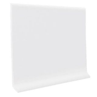 ROPPE Snow 4 in. x 240 in. x .080 in. Wall Base Vinyl Self Stick Cove HC40C54S161