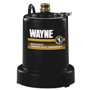 Wayne 1/4 HP Thermoplastic Utility Pump TSC130
