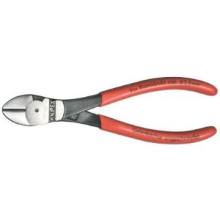 KNIPEX Heavy Duty Forged Steel 6 1/4 in. High Leverage Diagonal Cutters with 64 HRC Cutting Edge 74 01 160 SBA
