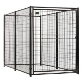 American Kennel Club 6 ft. x 5 ft. x 10 ft. Black Powder Coated Kennel CL 70510
