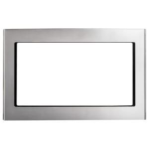 Deluxe 30 in. Built In Microwave Trim Kit in Stainless Steel JX7230SFSS