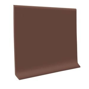 ROPPE Pinnacle Rubber Russet 4 in. x 1/8 in. x 48 in. Cove Base (30 Pieces / Carton) 40CR2P181