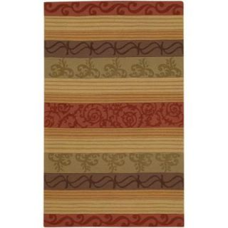 Artistic Weavers Beth Brick Red 5 ft. x 8 ft. Area Rug BTH 116