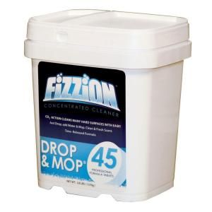 Fizzion 5 gal. Tablet Drop and Mop Floor Cleaner (45 Count Bucket) DISCONTINUED 156 8565