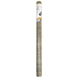 1 in. x 4 ft. x 25 ft. 20 Gauge Galvanized Poultry Netting 308406HD