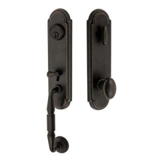 Fusion Oil Rubbed Bronze Yorkshire Interconnect Interior Handle Set with Egg Knob H 02 T5 0 ORB