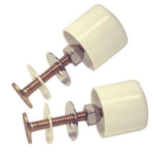 DANCO Plastic Toilet Bolt Caps in White with Bolts (2 Pack) 88883CS