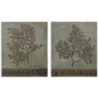 Global Direct 20 in.x 24 in. Peaceful Branches Wall Art (2 Piece) DISCONTINUED 35222
