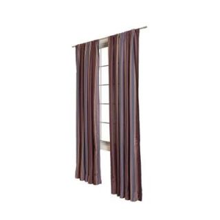 Home Decorators Collection Diplomat Stripe Purple Rod Pocket Curtain DIPSPUR96RPP
