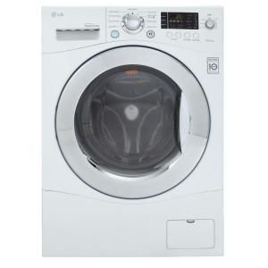 LG Electronics 2.3 cu. ft. Washer and Electric Ventless Dryer in White WM3455HW