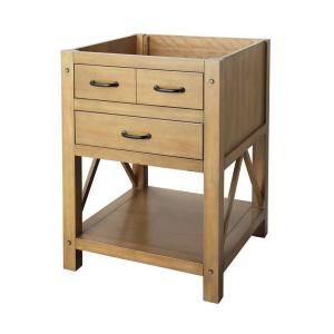 Foremost Avondale 24 in. Vanity Cabinet Only in Weathered Pine AVHOS2422