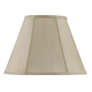 CAL Lighting 20 in. Cream Vertical Piped Basic Empire Shade SH 8106/20 CM