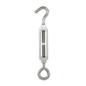 Lehigh ¼ in.   5 ¼ in. 160 lb. Stainless Steel Hook and Eye Turnbuckle (5 Pack) 7111OL