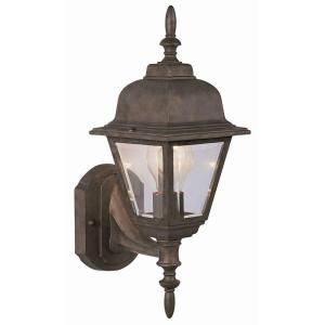 Design House Maple Street Wall Mount Outdoor Washed Copper Uplight 511485